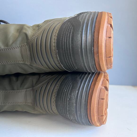 Teva boots men’s size 13 olive green military work boot lace up Thinsulate - Picture 10 of 15